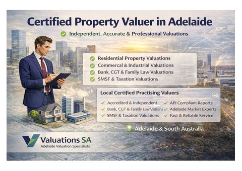Certified Property Valuer in Adelaide | Valuations SA