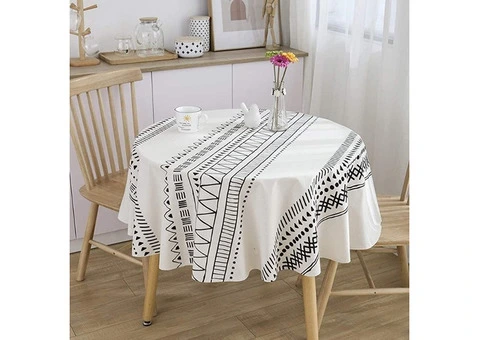 Round Table Cloth – Elegant & Custom-Fit Covers for Events & Promotions