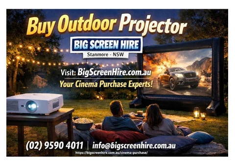 Buy Outdoor Projector for Backyard Cinema and Events