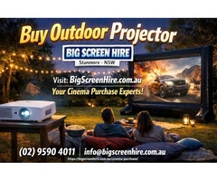 Buy Outdoor Projector for Backyard Cinema and Events
