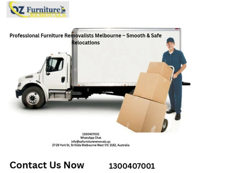 Expert Furniture Removalists Melbourne – Fast, Secure & Budget-Friendly Moves
