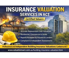 Insurance Valuation Services in ACT | Certified Valuers