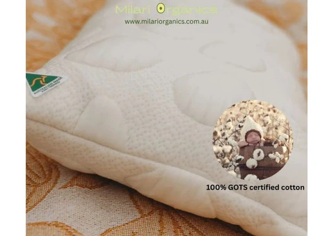 Premium Organic Wool Toddler Pillow – Ages 3+ - 2/2