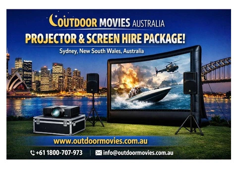 Projector And Screen Hire Package for Events Across Sydney
