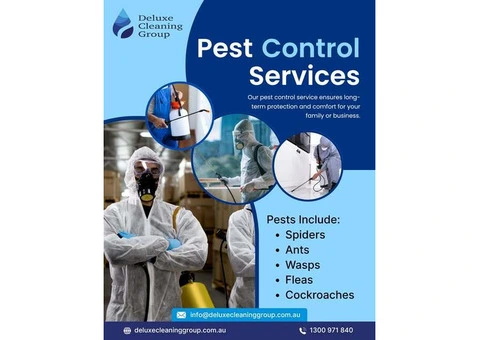 Professional pest control Brisbane tailored to your needs by Deluxe Cleaning Group.