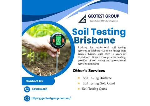 Professional Soil Testing Brisbane for Safe Construction