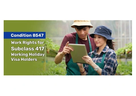 Visa Specialist's Information on Australia’s Subclass 417 Working Holiday Visa