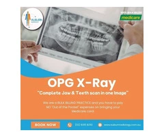 OPG X-Ray: Complete Jaw & Teeth Scan in One Image at Auburn Radiology. (02) 8315 8292