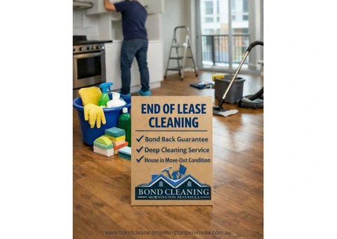 Move-Out Cleaning with Bond Back Support