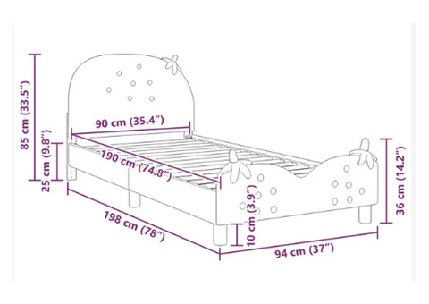 Pink Single Bed Frame – Stylish & Functional Bedroom Option - 1/3
