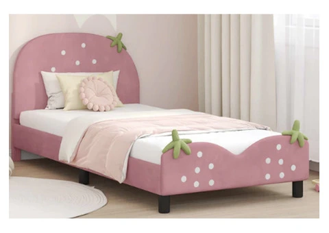 Pink Single Bed Frame – Stylish & Functional Bedroom Option - 3/3