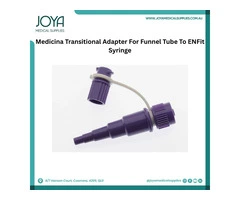 Medicina Transitional Adapter For Funnel Tube To ENFit Syringe - Joya Medical Supplies