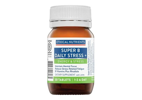 Daily Stress Affecting Your Energy? Restore Balance with Ethical Nutrients Super B Daily Stress +