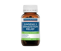 Feeling Exhausted or Low on Energy? Try Ethical Nutrients Ginseng 5 Exhaustion Relief
