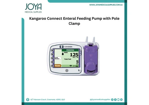 Kangaroo Connect Enteral Feeding Pump with Pole Clamp - Joya Medical Supplies