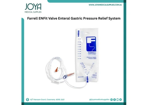 Farrell ENFit Valve Enteral Gastric Pressure Relief System - Joya Medical Supplies