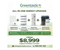 ALL-IN-ONE ENERGY UPGRADE – FROM $8,999*