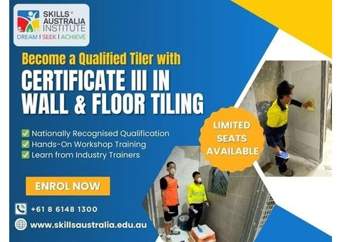 Cert 3 Wall and Floor Tiling Course in Perth – Apply Now!