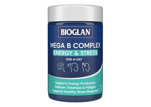 Buy Bioglan Mega B Complex Energy & Stress in Australia