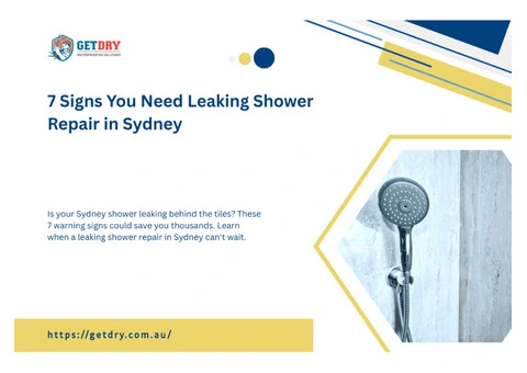 7 Signs You Need Leaking Shower Repair in Sydney
