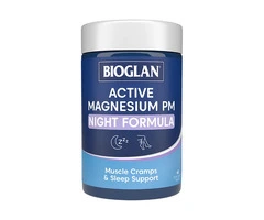 Support Restful Nights with Bioglan Active Magnesium PM Night Formula Capsules
