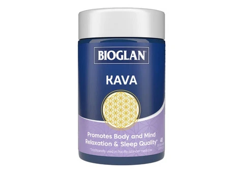 Experience Natural Calm with Bioglan Kava for Stress & Relaxation Support