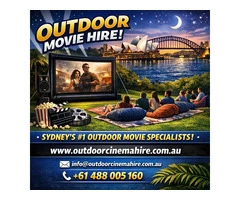 Outdoor Movie Hire in Sydney for Backyard Nights and Community Events