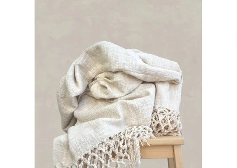 Wholesale Cotton Throw Blankets for Retail and Home Decor