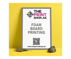 foam board printing Dubai