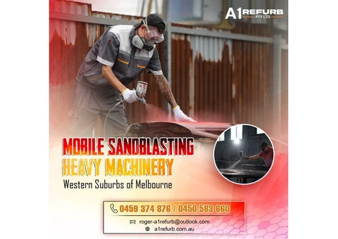 Advanced Mobile Sandblasting Heavy Machinery for Superior Surface Restoration
