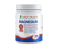 Boost Energy & Muscle Recovery with Cabot Health Magnesium Citrus Powder