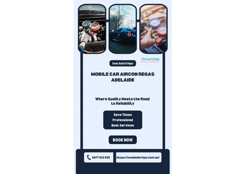 Mobile car aircon regas Adelaide
