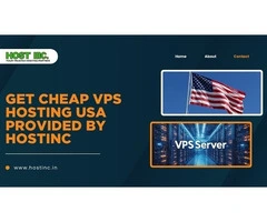 Get Cheap VPS Hosting USA- Provided By HostInc