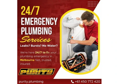 24/7 Emergency Plumber in Williamstown