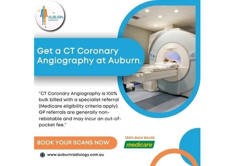 Get a CT Coronary Angiography at Auburn Radiology. (02) 8315 8292