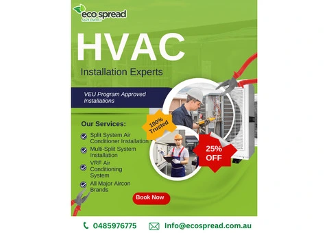 HVAC Installation Experts – VEU Program Approved | 25% OFF