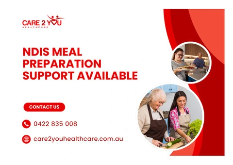 NDIS Meal Preparation Support Available - 1/4