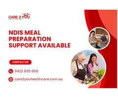 NDIS Meal Preparation Support Available