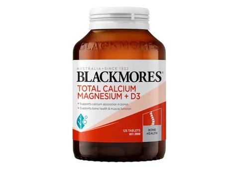 Daily Bone & Muscle Support with Blackmores Total Calcium Magnesium + D3 Tablets