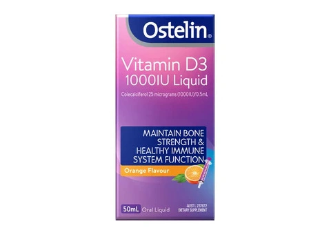 Need an Easy Liquid Vitamin D Supplement? Try Ostelin Vitamin D3 Oral Liquid 1000 IU Orange