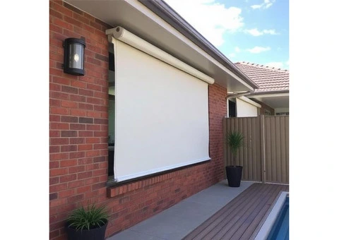 Want your year-round patio? Install outdoor blinds today!
