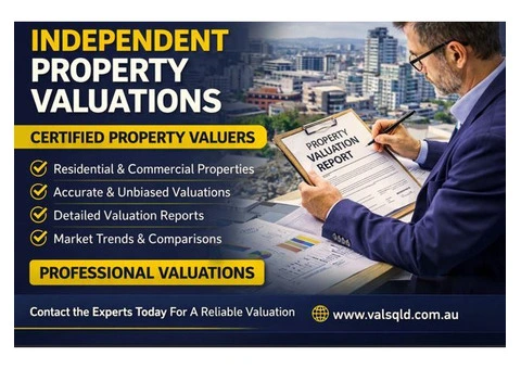 Independent Property Valuations by Certified Property Valuers
