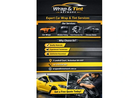 Professional Car Wrap & Tint Services in Perth