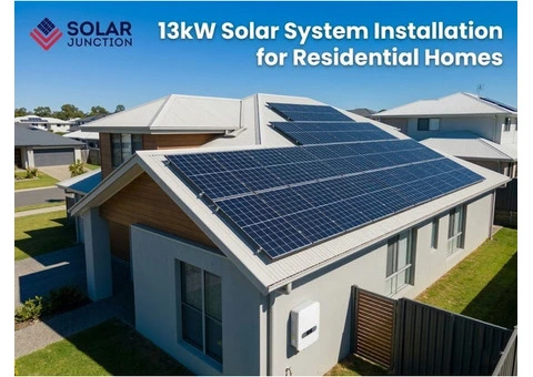 13kW Solar System Installation for Residential Homes