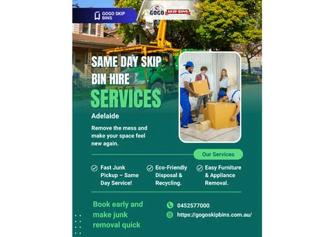 Affordable Mixed Waste Skip Hire Adelaide | GoGo Skip Bins