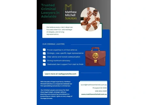 Criminal Lawyers Adelaide