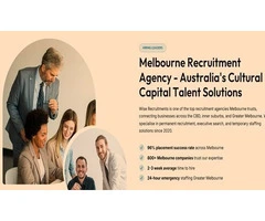 Trusted Recruitment Agency in Melbourne for Hiring