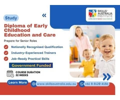 Apply Now for Diploma in Early Childhood Education in Adelaide SA