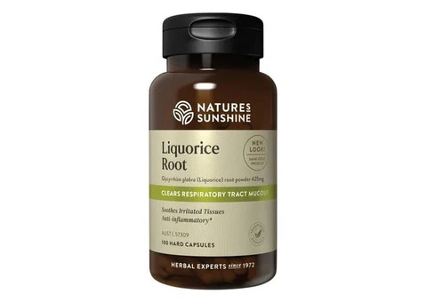 Shop Nature's Sunshine Liquorice Root 425mg Capsules
