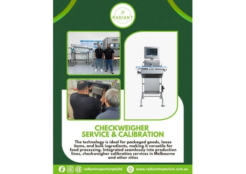Checkweigher servicing Brisbane - Radiant Inspection
